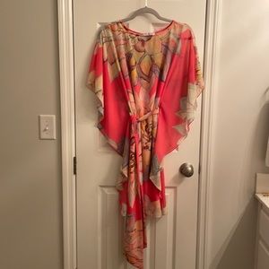 Trina Turk pink floral dress - sz XS - worn once!